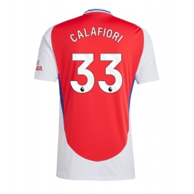 Arsenal Riccardo Calafiori #33 Hemmakläder 2024-25 Kortärmad